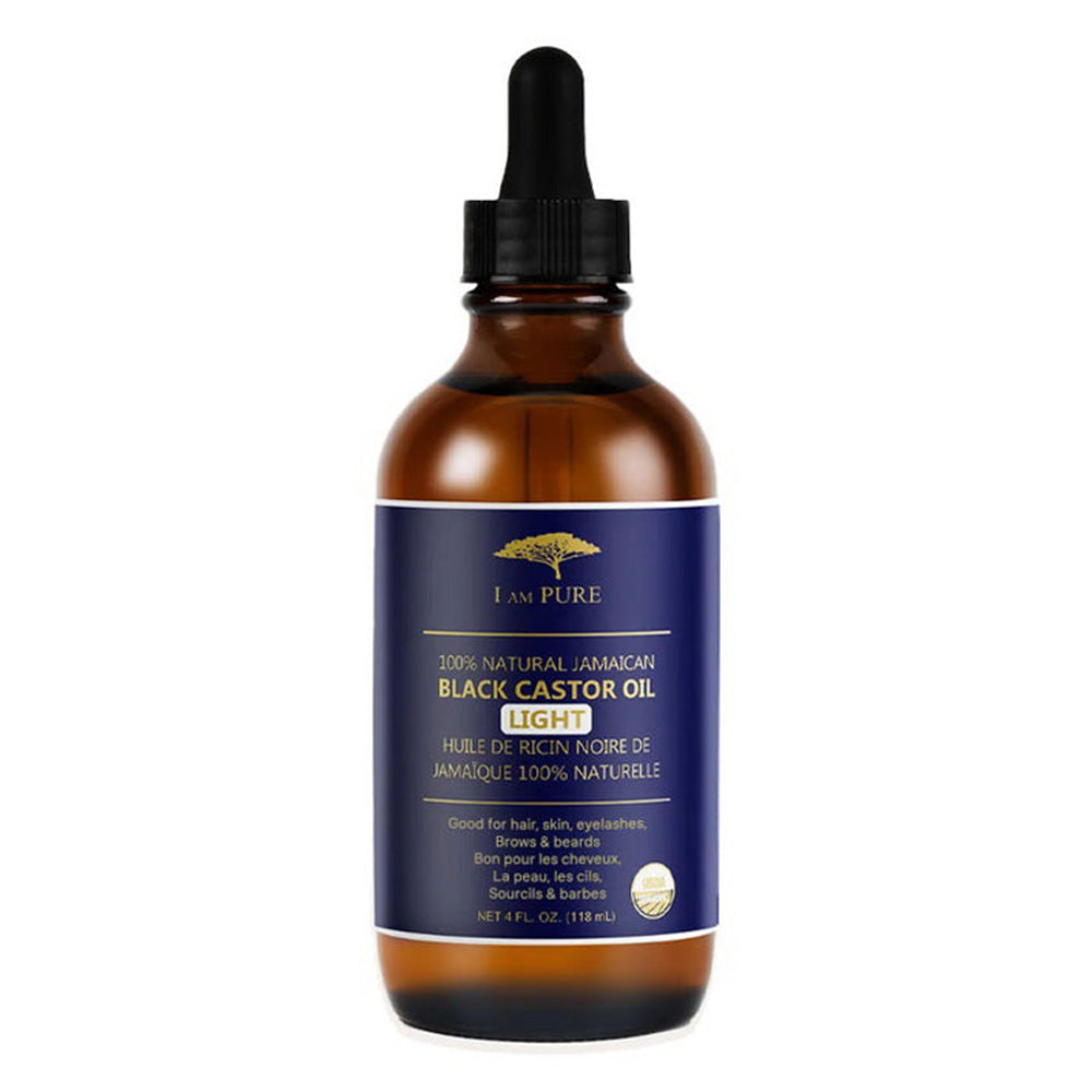 I Am Pure Light Jamaican Black Castor Oil Nourishing Hair Scalp and Skin 4Oz (118ml)